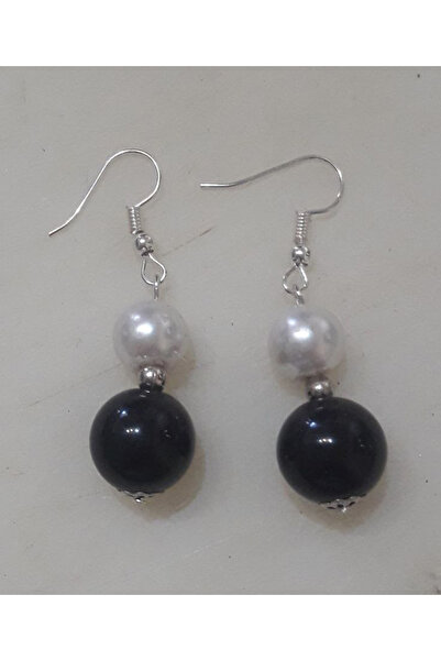 Shiklik Silver Color Elegant Stone Pearl Women's Earrings
