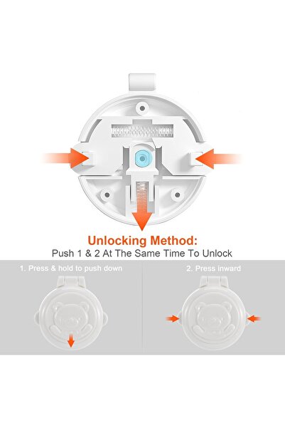 Generic Child Safety Button Covers, 4-Pack – Push Button Start Stove/Appliance Lock, Dustproof