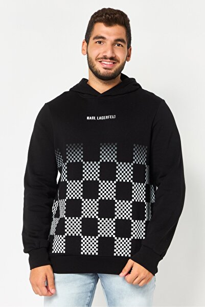 Karl Lagerfeld Men Graphic Print Long Sleeve Hoodies, Multicolor