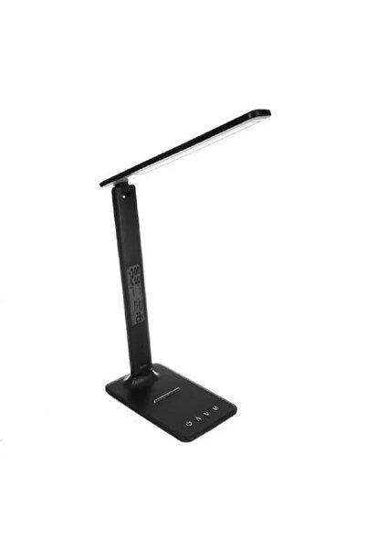 Gonga Lampa de birou, multifunctionala, cu statie meteo, Gonga® Negru