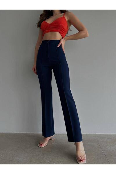 HA-KA GİYİM Ženska prugasta odjeća Sa likrom Palazzo pantalone ne skuplja se ...