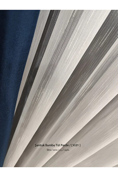 ervin Sparse Pleated Bamboo Slub Linen Tulle Curtain – No Ironing Required Ecru | Natural Light Posture Tulle