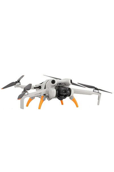 Generic Landing Gear for DJI Mini 4 Pro Drone - Foldable Spider Leg Extension (Orange)