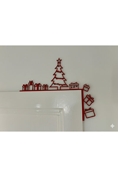 ARD Peyzaj & Home Dekoratif Yılbaşı Temalı Kapı Üstü Süslemesi 25 Cm