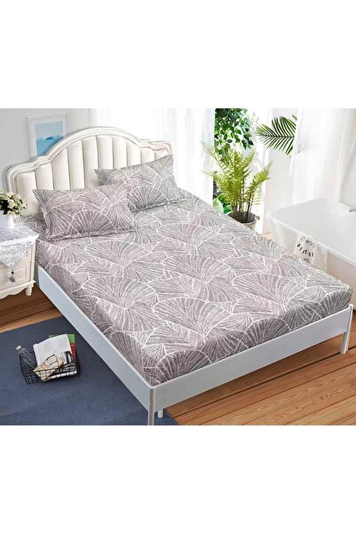 CHIRASO CHIRASO Fitted Sheet Set, Satin Cotton, 160x200 cm and 2 Pillowcases 52x80 cm