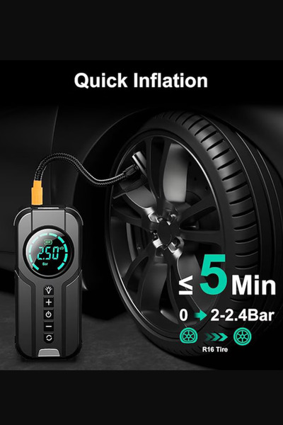 APF Multifunctional car starter, Portable air compressor, emergency car start, flashlight