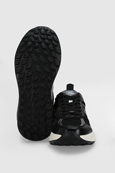 Lufian Vlad Men's Leather Sneaker Shoes Black