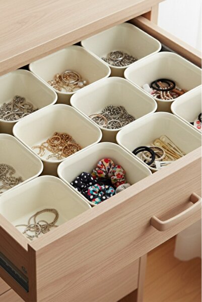 LeylArt صندوق تنظيم عملي للأدراج على سطح المكتب، 4 قطع