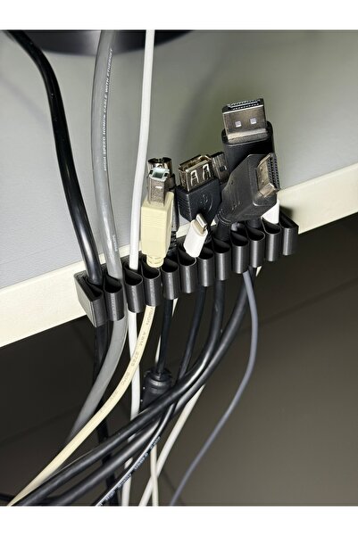 TTRobotic Evrensel Kablo Tutucu - 1 Adet, 11 Kablo Kanallı - 7mm Kalınlığa Ka...