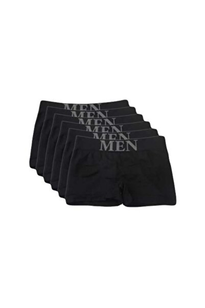 nujoom Boxer (12) pieces - Black, Plain, Elastic