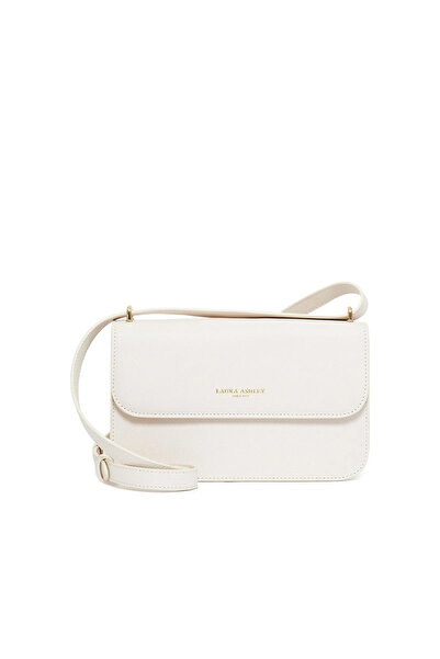 Catwins Women's Off-White Covered Crossbody Shoulder Bag