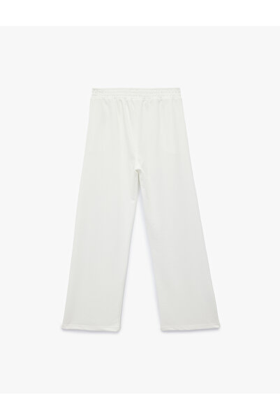 Koton Φούτερ με φαρδύ πόδι με λεπτομέρεια τσέπης και ελαστική μέση