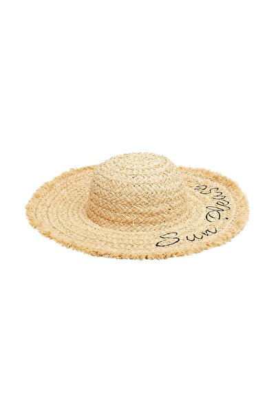 8 By Yoox Beige Hat (46942094DR) Woman OS