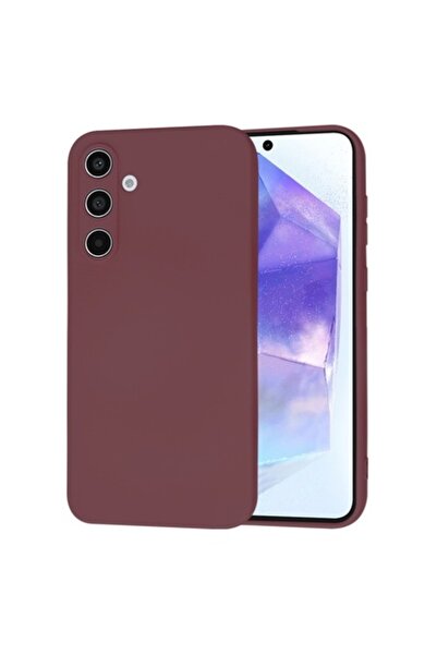 Techsuit Carcasă de înaltă protecție pentru Samsung Galaxy A55 5G - Tuds Shield SoftFlex U78 Canvas (Plum Elegant Ruby)