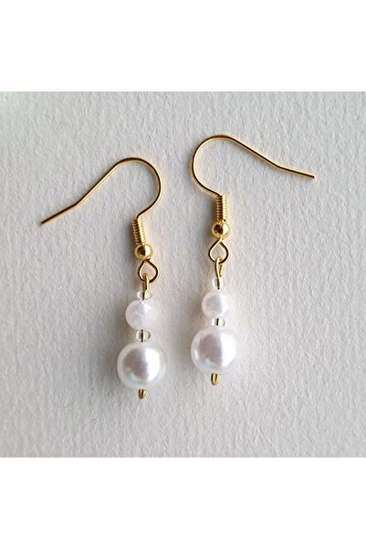 Shiklik Gold Color Pearl Women Earrings