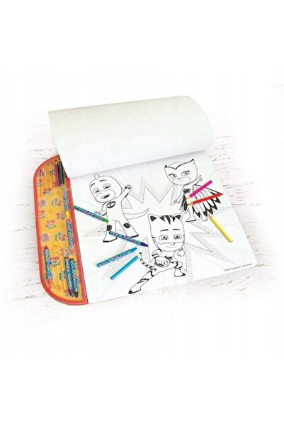 PETITE Set de pictură și desen Gigablock - creioane, acuarele, autocolante, temă PJ Masks