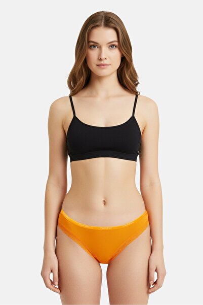 Calvin Klein Women Solid Pull On Panty, Orange