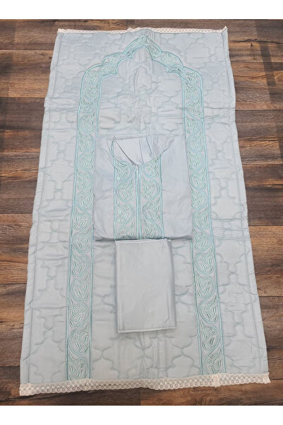 Without a mark طقم صلاة نسائي مميز يتكون من سجادة صلاة مطرزة ومبطنة اسفنج سما...