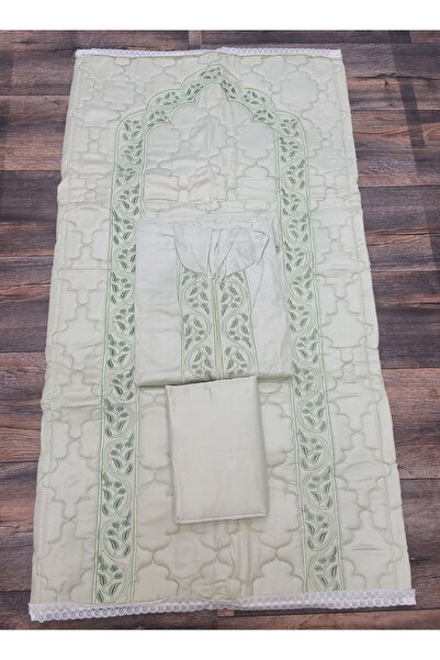 Without a mark A distinctive women's prayer set consisting of an embroidered ...