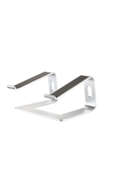 OEM Aluminum Portable Ergonomic Laptop Stand (10–15.6", Silver)