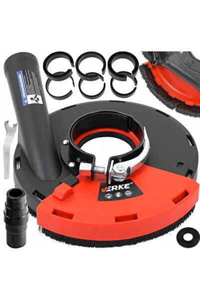 VERKE Capac aparatoare praf pentru flex 180 mm,