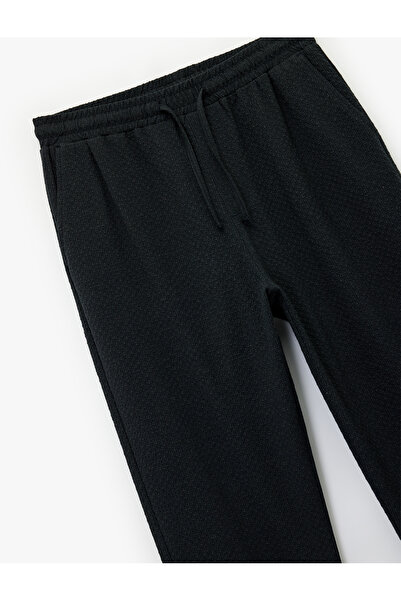 Koton Штани з подвійними кишенями, змішані з віскозою, з зав'язками на талії