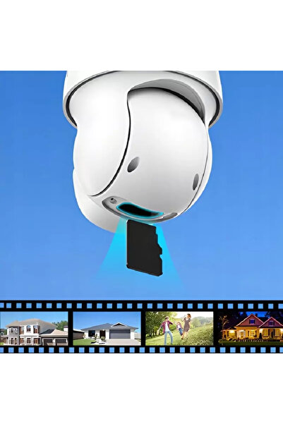 Gonga Outdoor IP surveillance camera, rotating, WiFi ZOOM 2MP 2MPx, Gonga® White