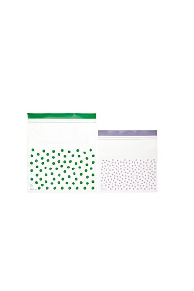 PETITE Set of zip-lock bags for snacks or sandwiches, 2.5L and 1.2L, 50 pcs, ...