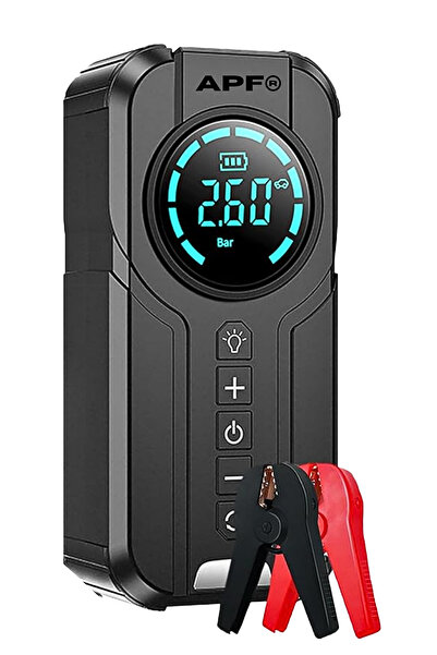 APF Multifunctional car starter, Portable air compressor, emergency car start, flashlight