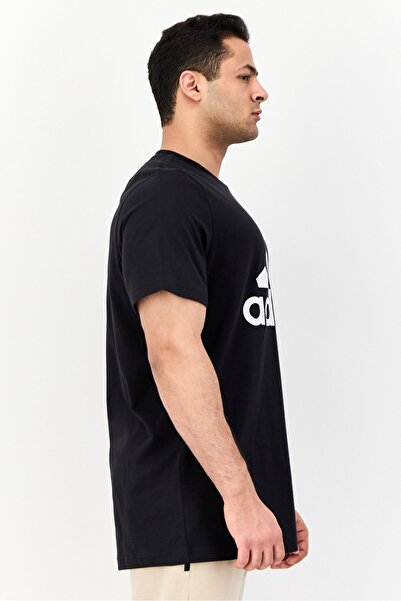 adidas Men Sportswear Fit Short Sleeve Outdoor T-shirt, Black