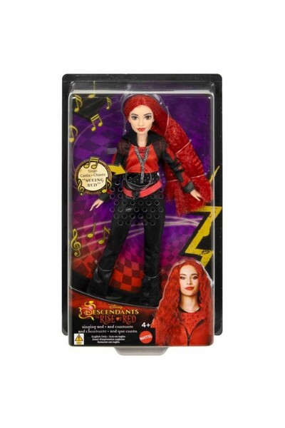mattel Descendants 4 Musical Doll Red Daughter of the Queen of Hearts Descendants HWT96