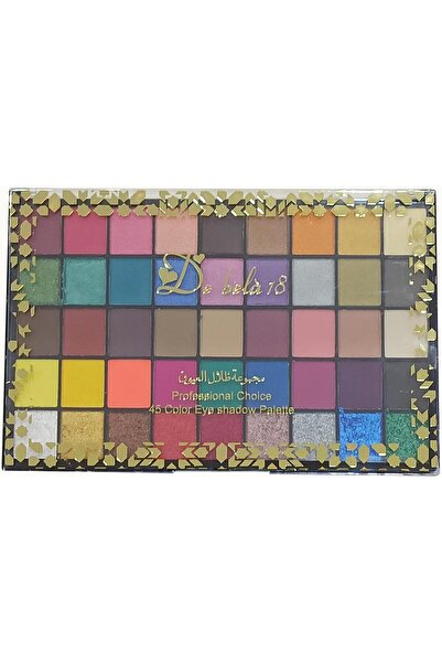 Debela18 لوحة ظلال العيون دي بيلا ١٨ بروفيشنال تشويس، ٤٥ لونًا (DB-11106-02)