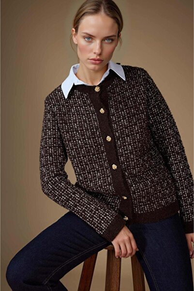 DeFacto Коричнева жіноча кофта D7671AX/BN207