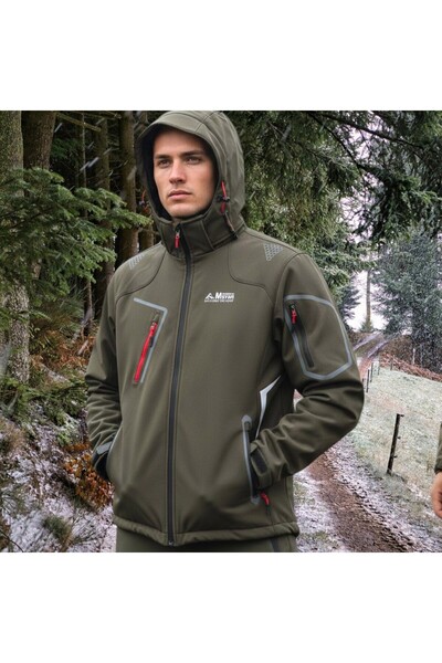 METAM Double Softshell Mont - Haki