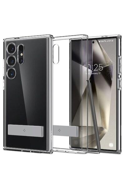 OEM High Protection Case for Samsung Galaxy S24 Ultra - Tuds Armor / Spigen Ultra Hybrid S, Crystal Clea