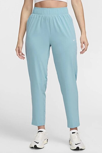 Nike Pantaloni de alergare Dri Fit Fast Mid Rise, lungime 7/8, pentru femei, cu reflectoare, pentru antrenament, pentru alergare, în unghi