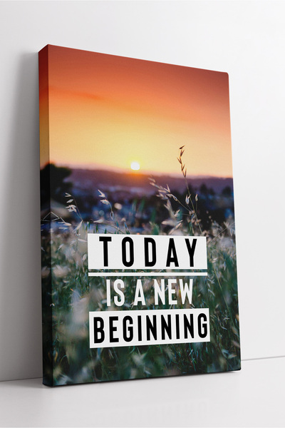 KOSS Dijital Tablou modern pe pânză cu vedere la răsăritul soarelui, Astăzi e...