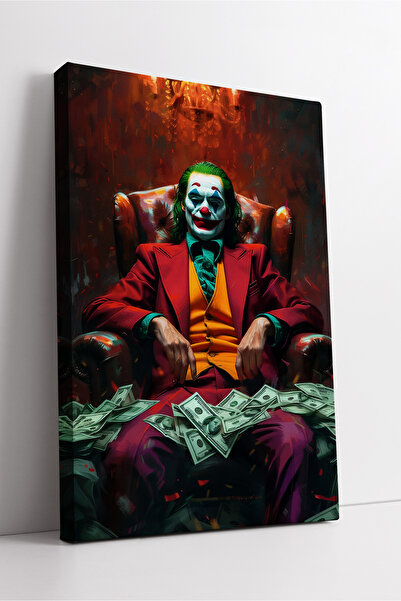 KOSS Dijital Atmosferă întunecată cu tematică Joker cu set roșu, pictură mode...