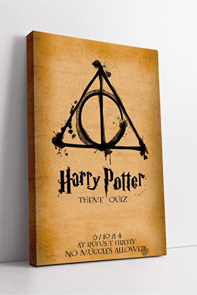 KOSS Dijital Simboluri tematice Harry Potter în stil retro pergament, concept...