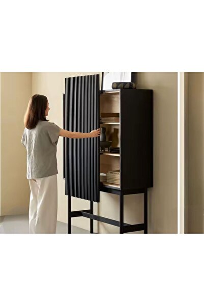 larissa design kitaplık vitrin ahşap özel tasarım