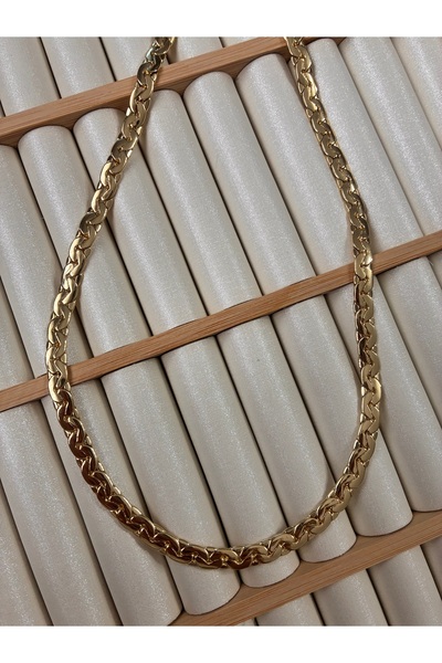 ARİ TAKI قلادة من الفولاذ الذهبي من سلسلة كيرفيم الخاصة