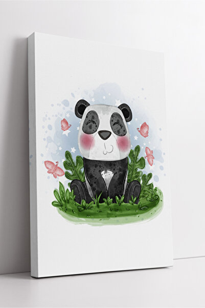 KOSS Dijital Очарователна пандичка Детска стая Платно за рисуване Пеперуда Мо...