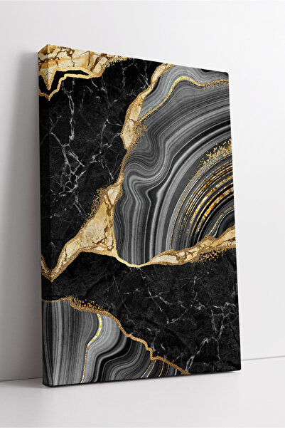 KOSS Dijital Tablou modern pe pânză cu marmură abstractă, cu model de veniție...