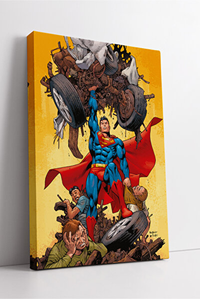 KOSS Dijital Επική σκηνή κόμικ με θέμα τη δύναμη και την αντοχή του Σούπερμαν...