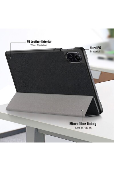 Techsuit Case for Honor Pad X9 / X8 Pro, FoldPro, Black