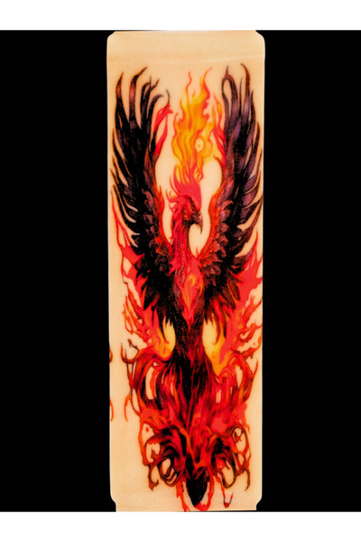 Shuttle Park Unisex Özel Phoenix Dövme Anka Kuşu Desenli Kolluk Mekan Bisikle...