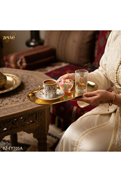 Hinora Oval Model Stainless Steel Tray Set of 6 23X10Cm