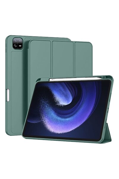 Techsuit High Protection Case for Xiaomi Pad 6/Pad 6 Pro, Petite Tuds, Flex Trifold, J26, TPU, Green Forest