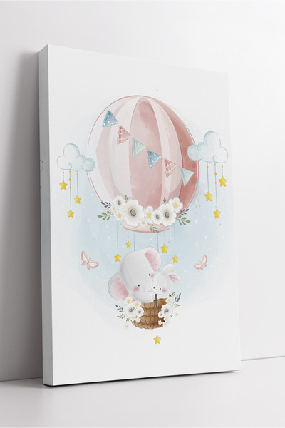 KOSS Dijital Desen cu balon pastel cu mamă și pui de șoarece, pictură drăguță...