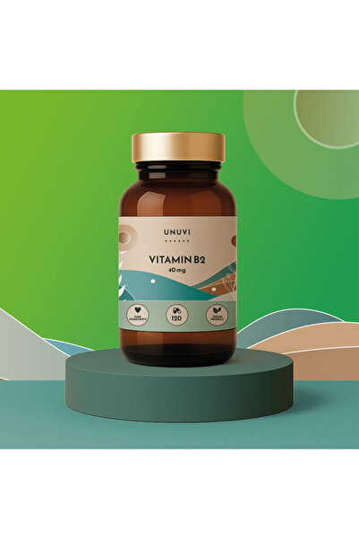 UNUVI - Vitamin B2 Riboflavin 40 mg | 120 vegetarian capsules
